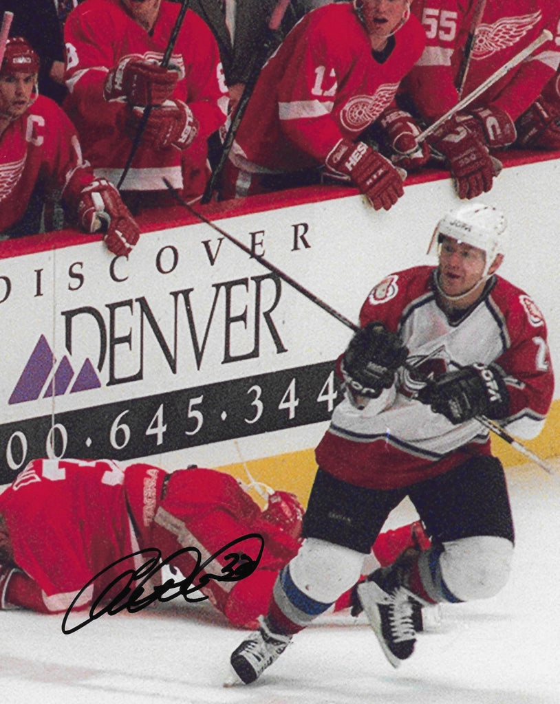 Claude Lemieux signed Colorado Avalanche 8x10 photo COA proof .autographed