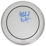 Michael Derosier Heart Drummer Signed Drumhead COA Exact Proof Autographed STAR