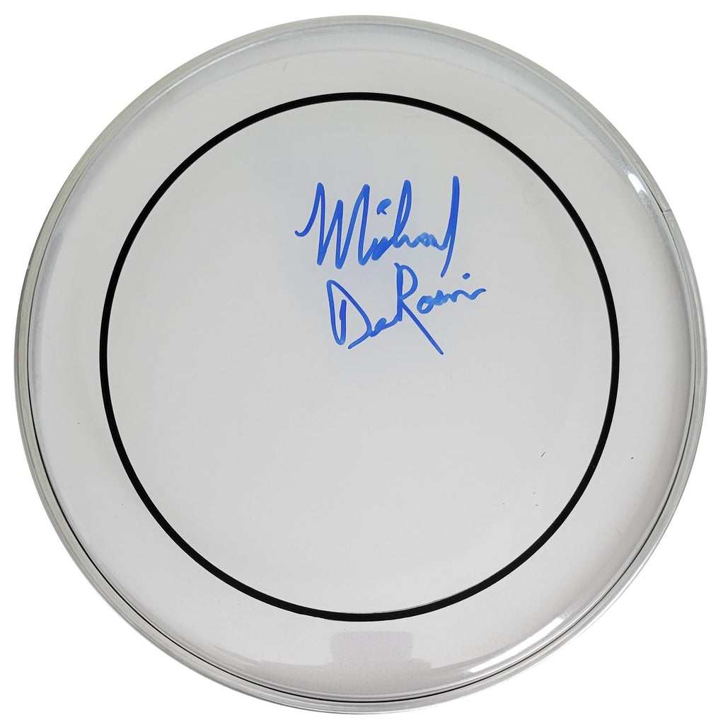 Michael Derosier Heart Drummer Signed Drumhead COA Exact Proof Autographed STAR