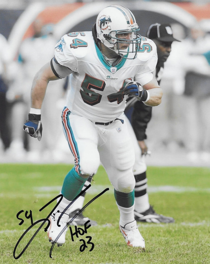 Zach Thomas Signed 8x10 Photo COA Proof Autographed Miami Dolphins Football.