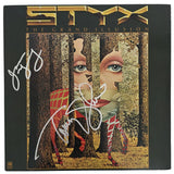 Tommy Shaw & James Young Signed Styx The Grand Illusion Album COA Proof Autographed Vinyl Record