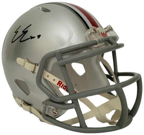 Emeka Egbuka Signed Ohio State Buckeyes Mini Football Helmet Proof COA Autographed