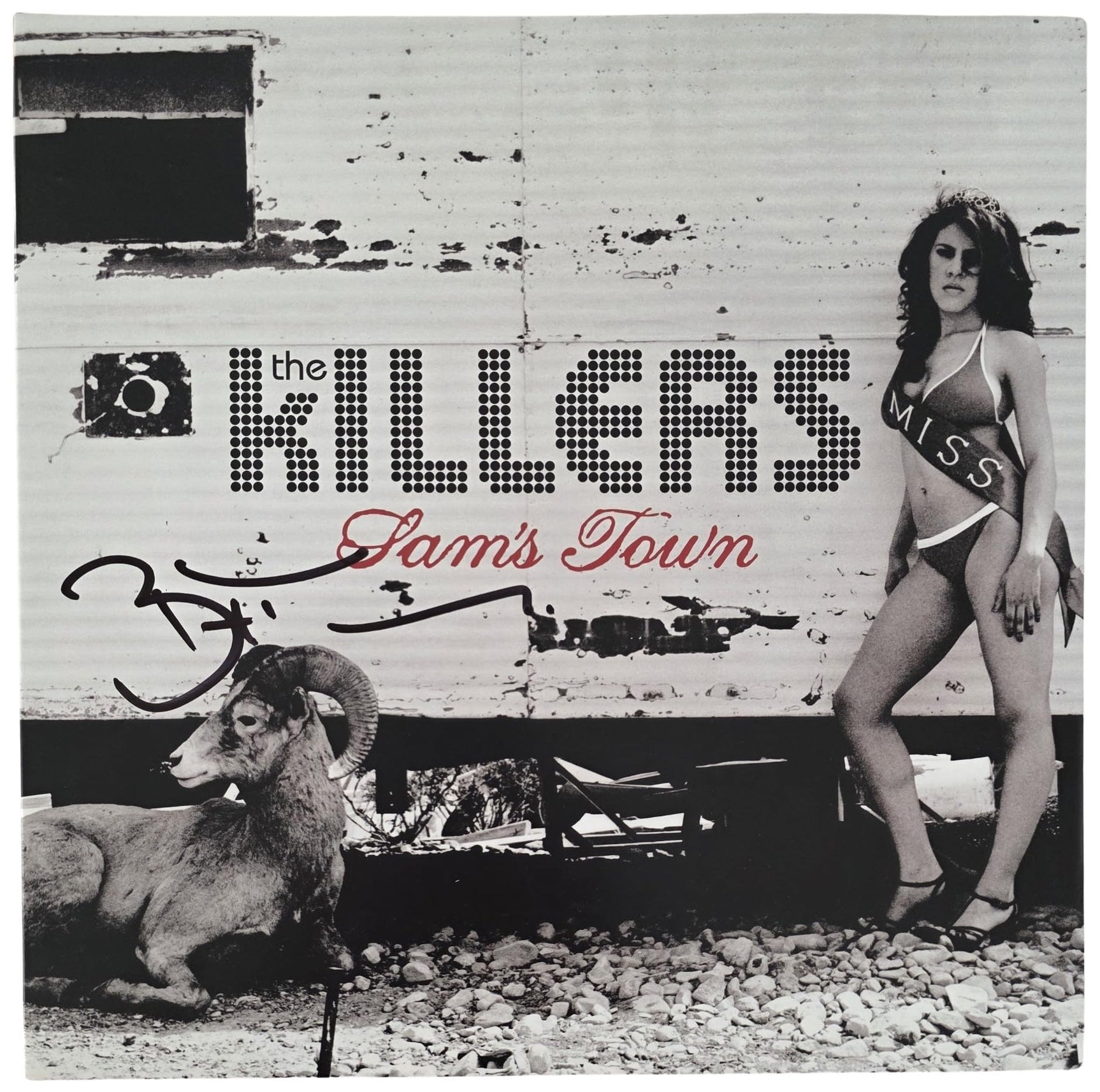 Brandon Flowers Signed The Killers Sams Town Album COA Proof Autographed Vinyl Record