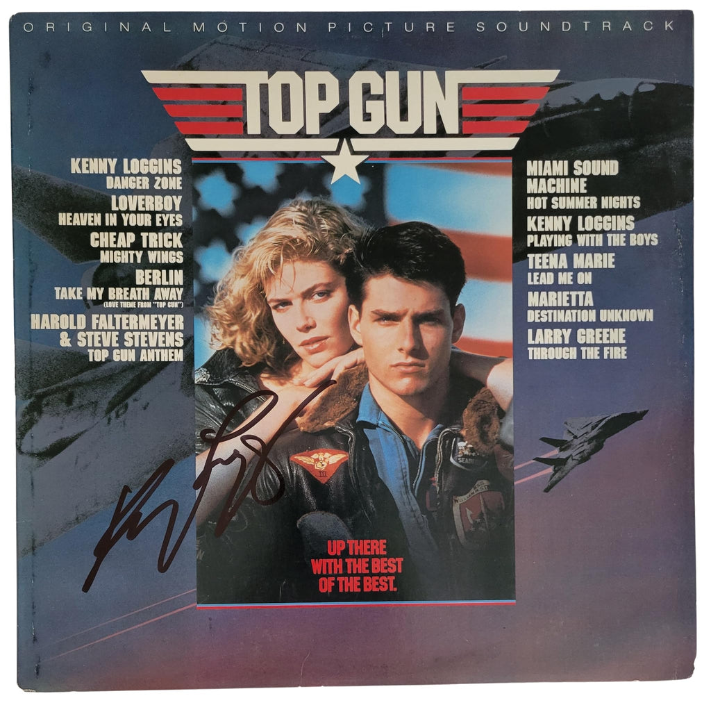 Kenny Loggins Signed Top Gun Album COA Exact Proof Autographed Vinyl Record