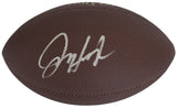 Jim Harbaugh Signed Football Proof COA Autographed Michigan Los Angeles Chargers