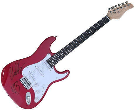 Chad Kroeger Signed Full Size Electric Guitar COA Exact Proof Autographed Nickelback