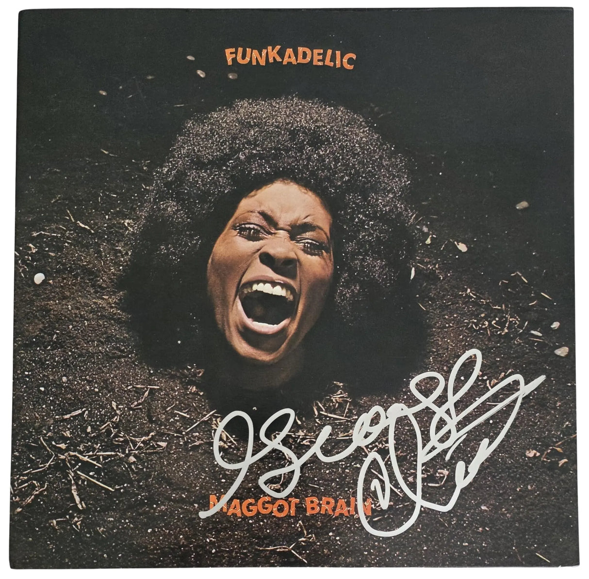 George Clinton Signed Funkadelic Maggot Brain Album COA Proof Autographed Vinyl Record