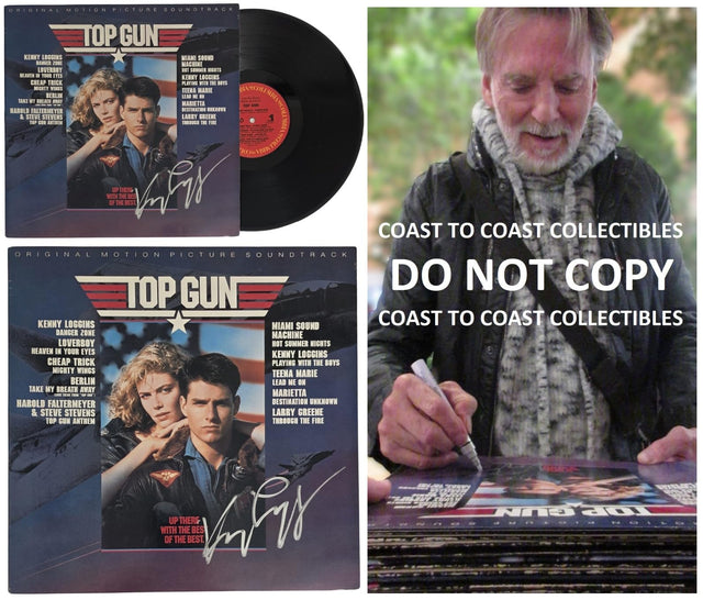 Kenny Loggins Signed Top Gun Album COA Exact Proof Autographed Vinyl Record