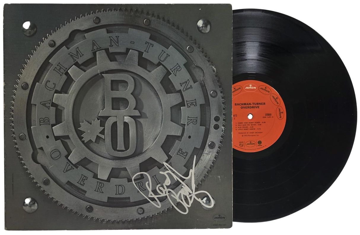 Randy Bachman Signed Bachman - Turner Overdrive Album, Autographed Vinyl Record LP with COA and Proof