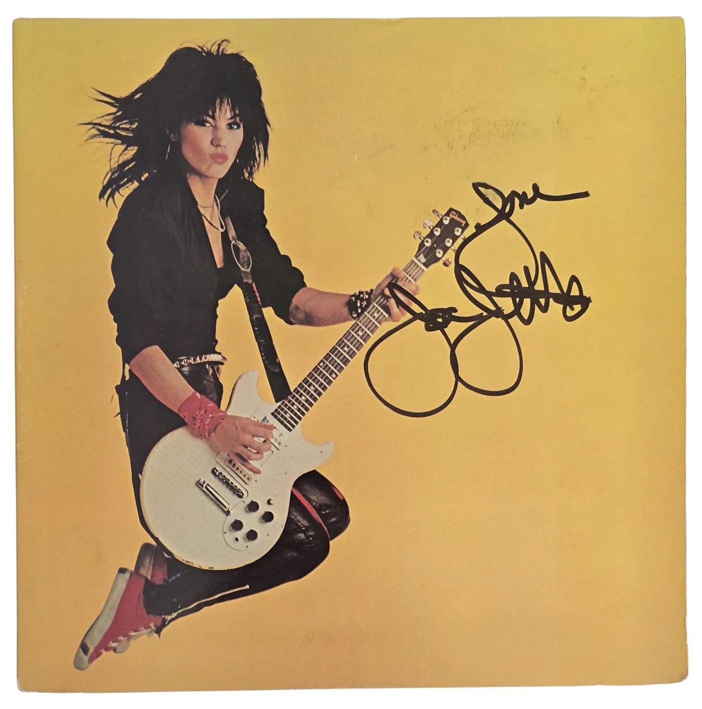 Joan Jett Signed Jett & The Blackhearts Album Proof COA Autographed Vinyl Record