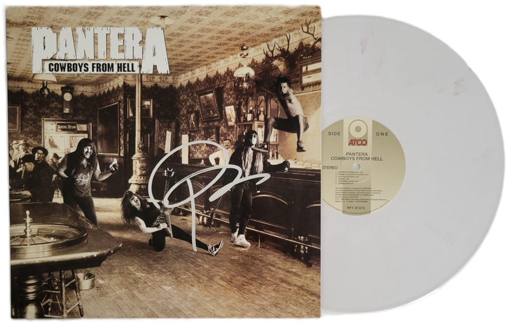 Phil Anselmo Signed Pantera Cowboys from Hell Album COA Proof Autographed Vinyl Record