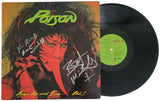 Bret Michaels Signed Poison Open Up and Say...Ahh! Album Beckett COA Proof Autographed Vinyl Record