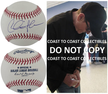 Charlie Sheen Signed Baseball COA Proof Autographed Major League Ricky Vaughn Wild Thing STAR