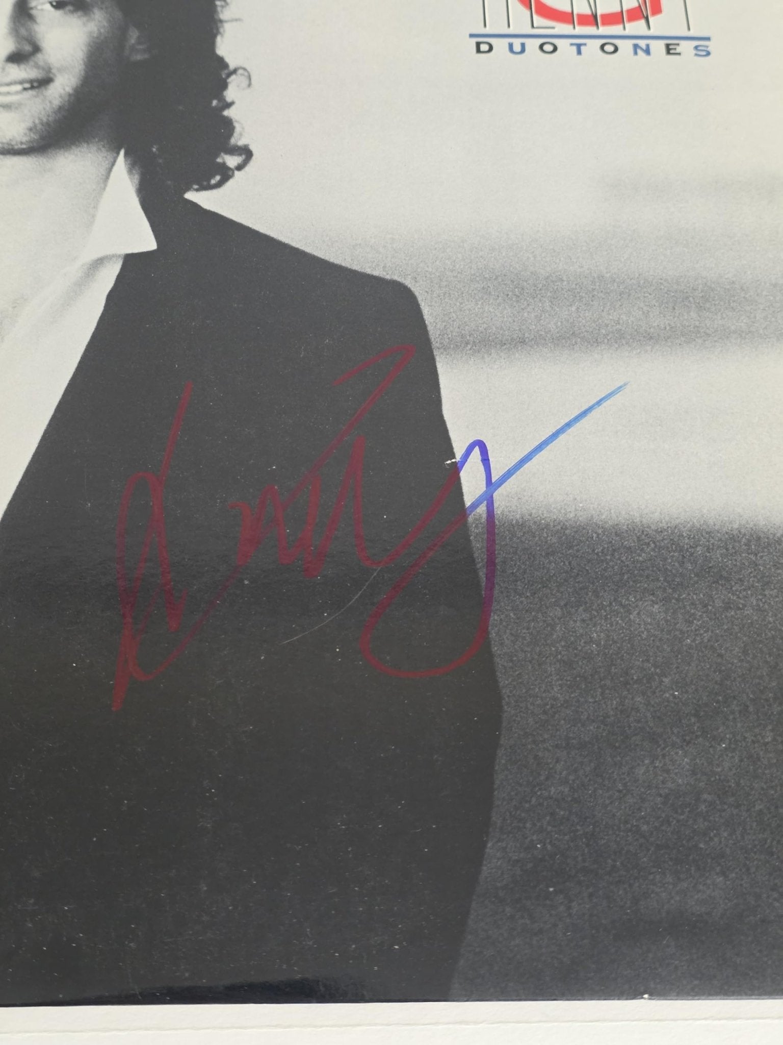 Kenny G Signed Duotones Album Proof Beckett COA Saxophonist Autographed Vinyl Record