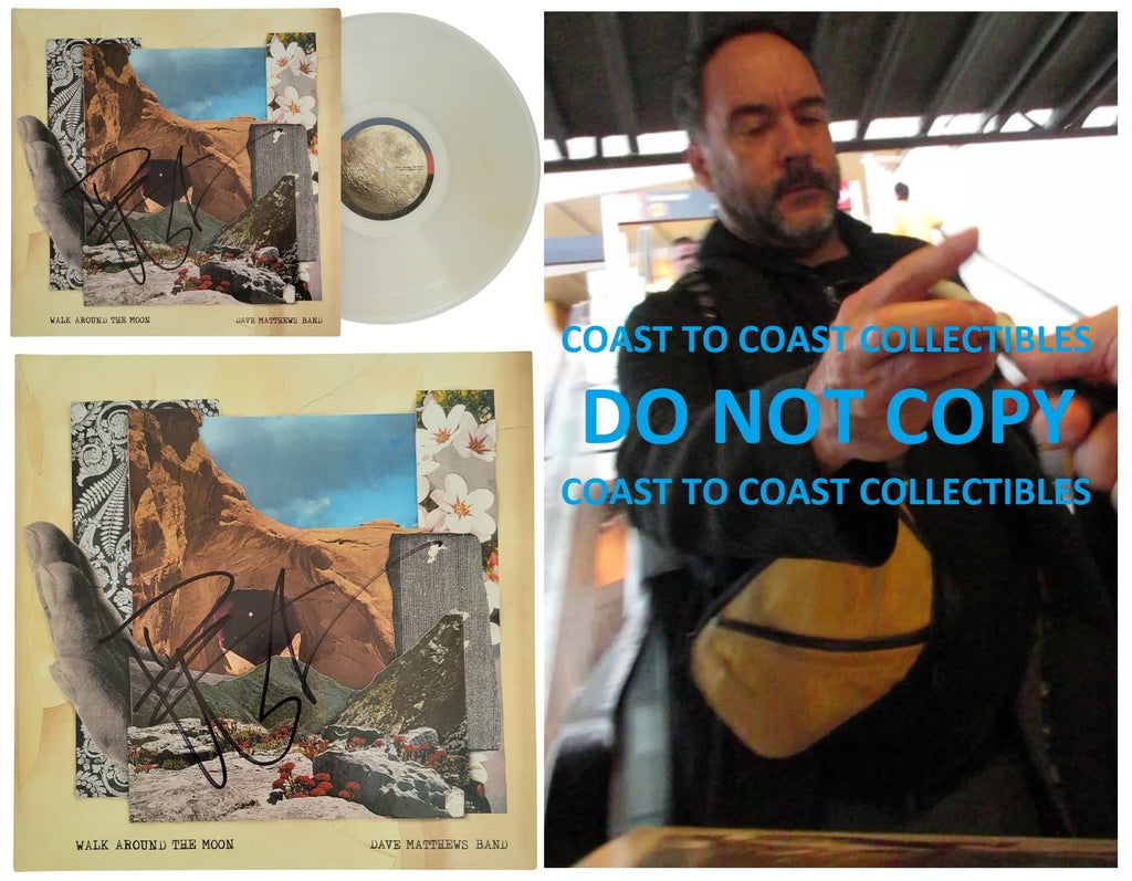 Dave Matthews Signed Walk Around The Moon Album COA Proof Autographed Vinyl Record