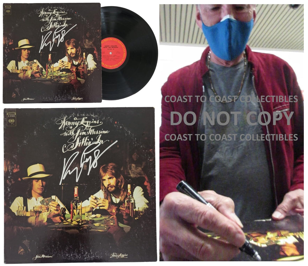 Kenny Loggins Signed Sittin In Album Proof Beckett COA Autographed Vinyl Record STAR