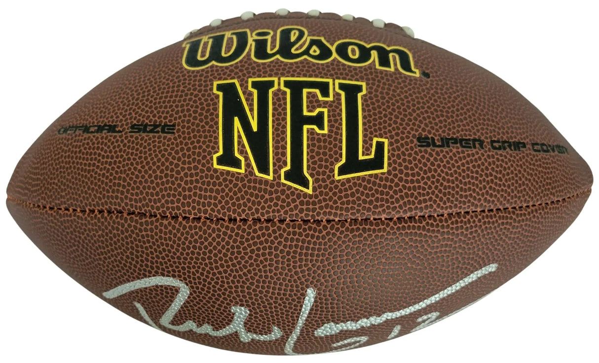 Rich Gannon Signed Football Proof COA Autographed Oakland Raiders KC Chiefs