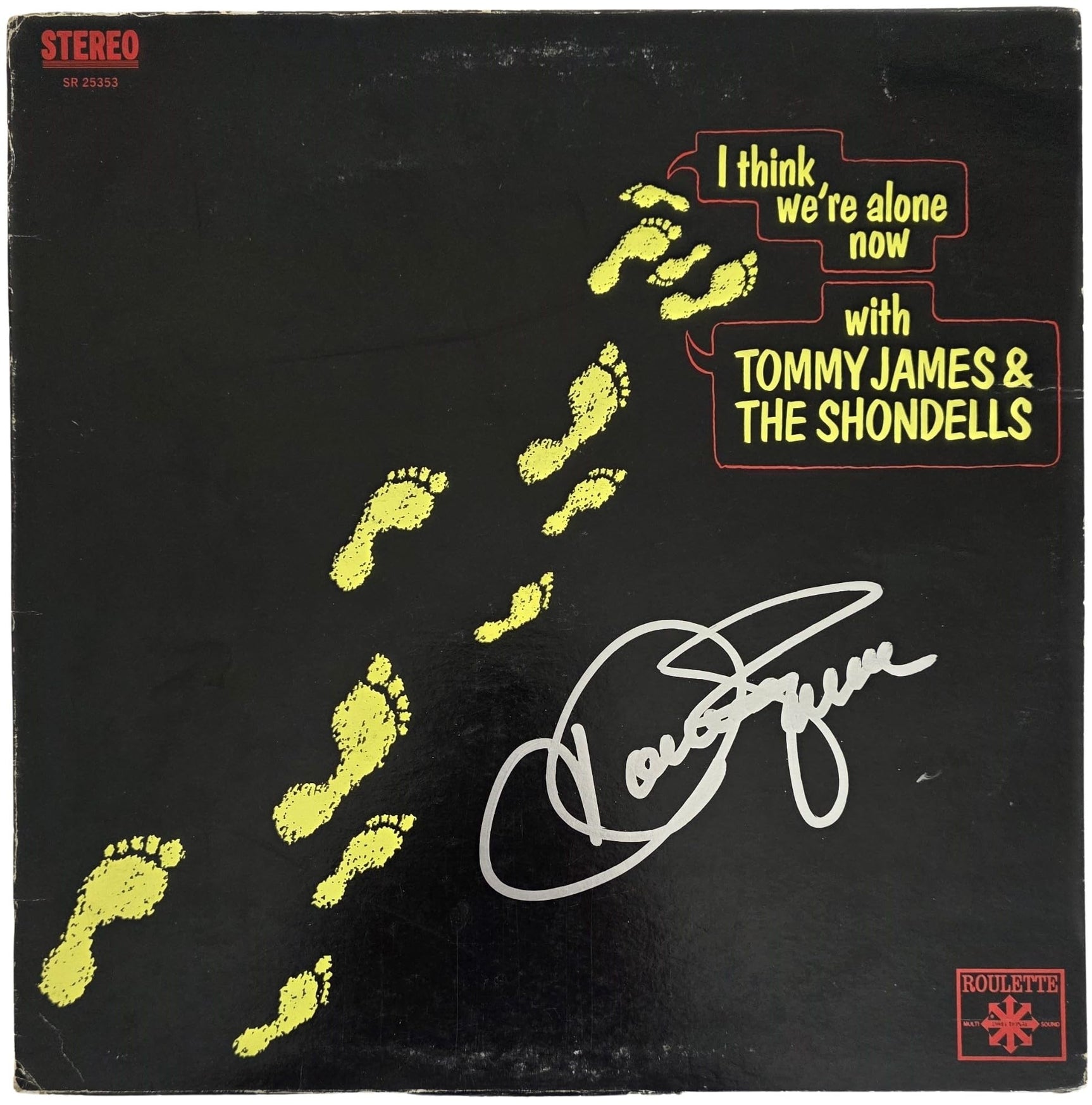 Tommy James Signed I Think We're Alone Now Album COA Proof Autographed Vinyl Record