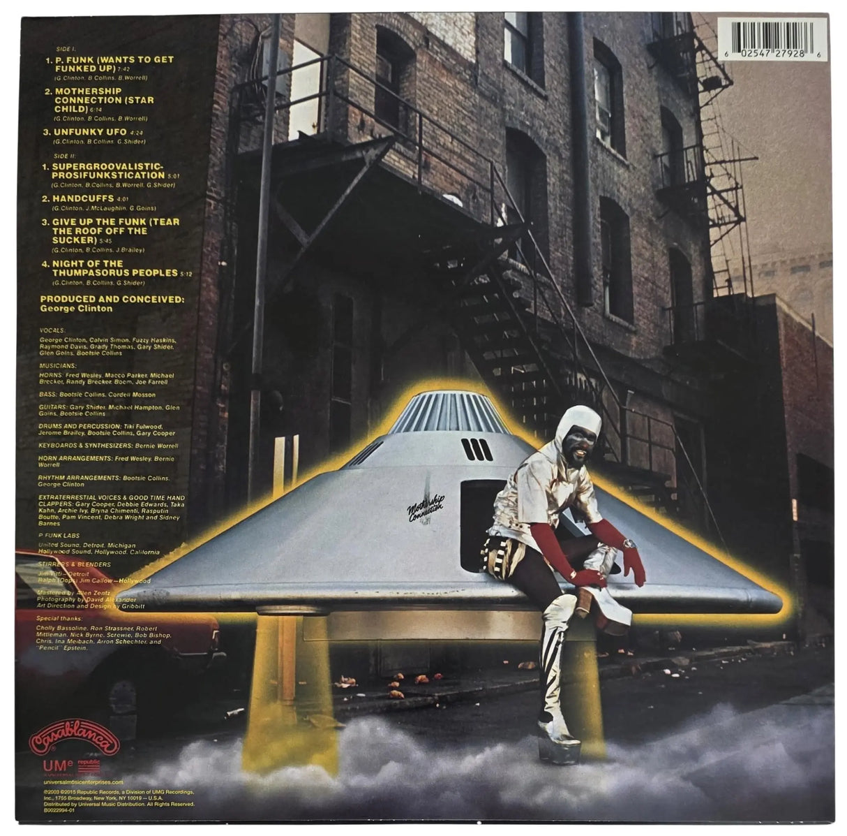 George Clinton Signed Parliament Mothership Connection Album COA Proof Autographed Vinyl Record