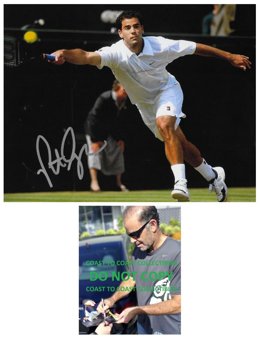 Pete Sampras Signed 8x10 Photo COA Exact Proof Autographed Tennis HOF Pistol Pete