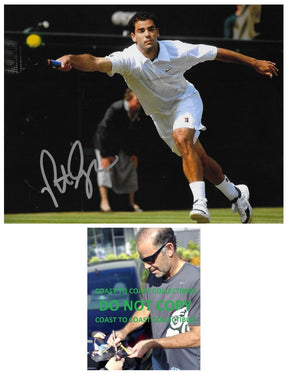 Pete Sampras Signed 8x10 Photo COA Exact Proof Autographed Tennis HOF Pistol Pete