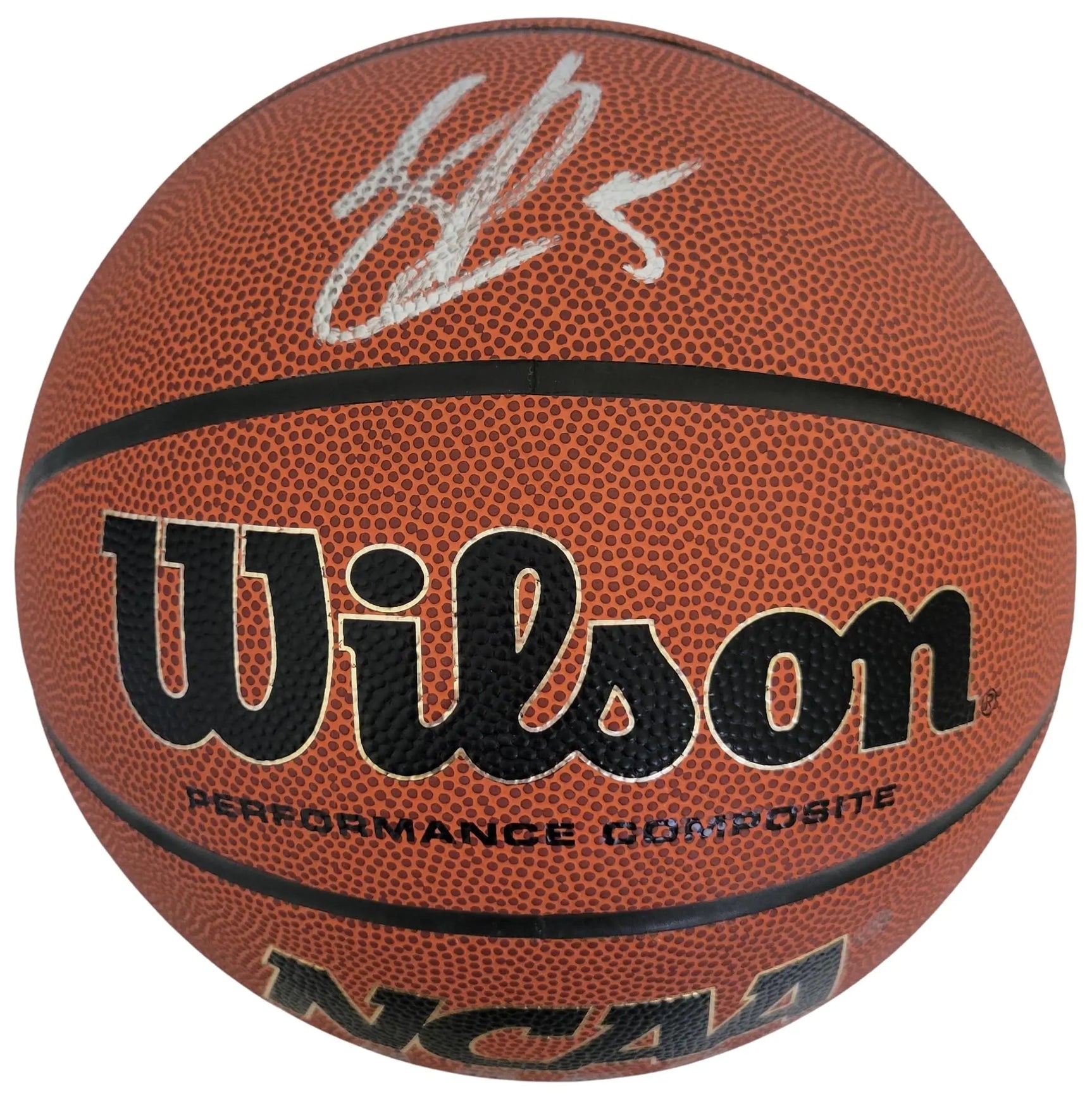 Jalen Rose Signed NCAA Basketball COA Proof Autographed Michigan Wolverines