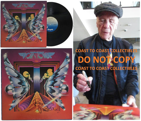 Robin Trower Signed In City Dreams Album COA Proof Autographed Vinyl Record