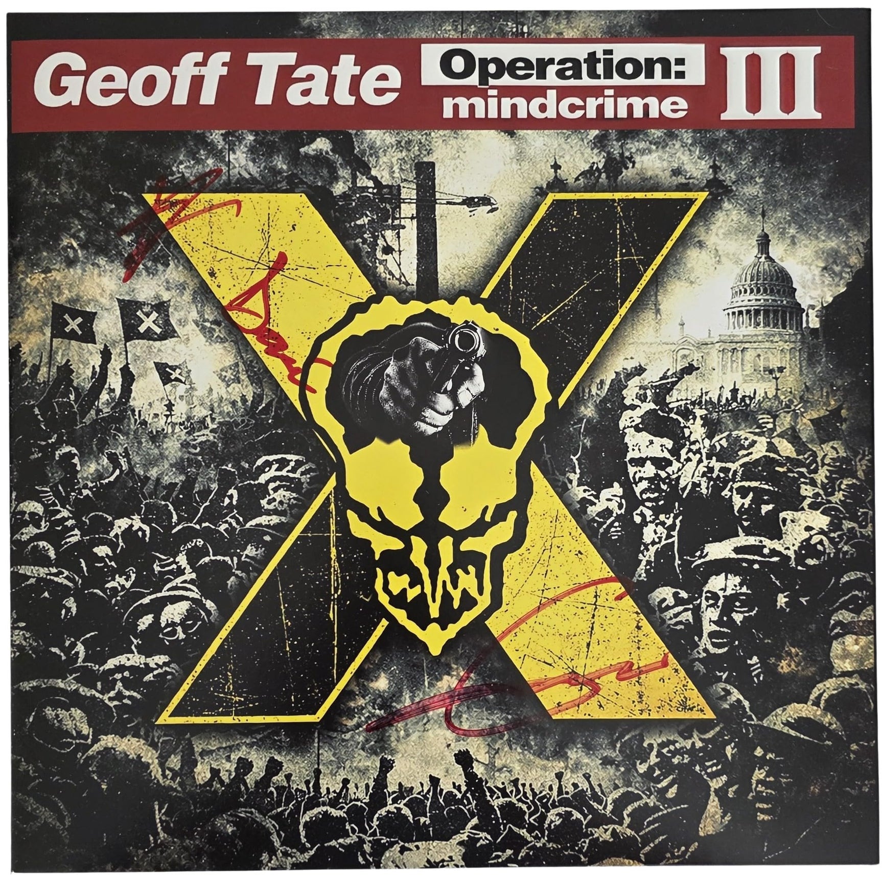 Geoff Tate Signed Queensryche Operation Mindcrime III Album COA Proof Autographed Vinyl Record