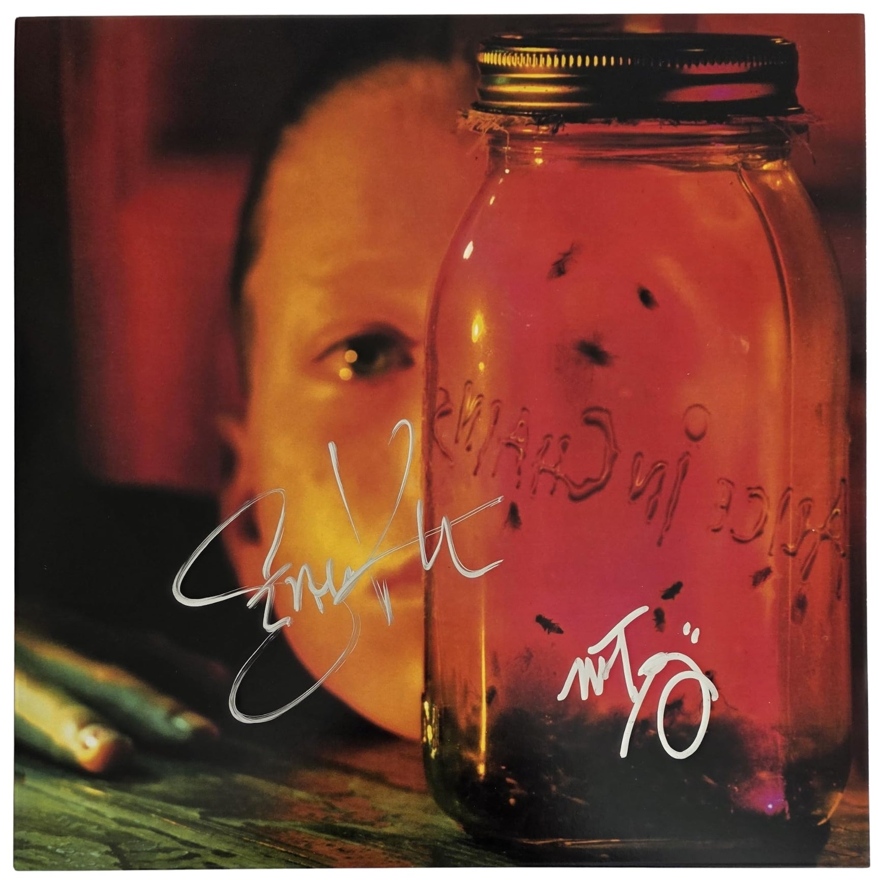 Sean Kinney Mike Inez Signed Alice In Chain Jar of Flies Album Proof Autographed Vinyl Record Alice In Chains