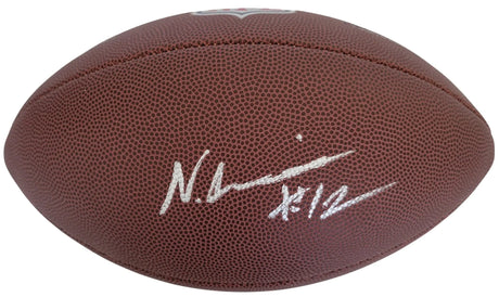 Nico Collins Signed Duke Football Proof COA Autographed Michigan Houston Texans