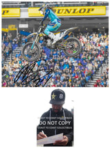 Malcolm Stewart Motocross Supercross Racer Signed 8x10 Photo COA Proof Autographed.