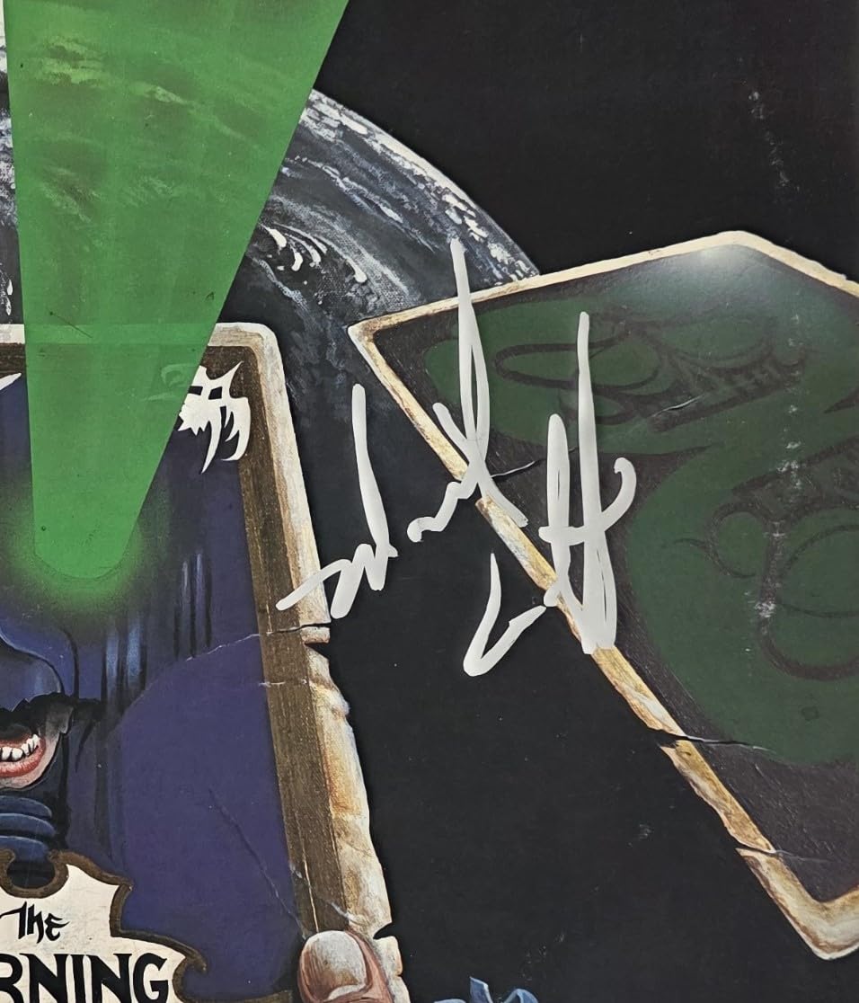 Geoff Tate Signed Queensryche The Warning Album COA Proof Autographed Vinyl Record Michael Wilton