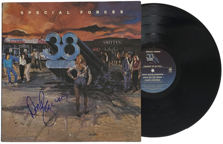 Don Barnes Signed 38 Special Special Forces Album COA Proof Autographed Vinyl Record