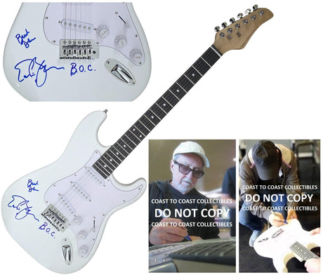 Blue Oyster Cult Signed Full Size Electric Guitar COA Exact Proof Autographed Buck Dharma & Eric Bloom