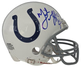 Mike Vanderjagt Signed Indianapolis Colts Mini Football Helmet COA Exact Proof Autographed