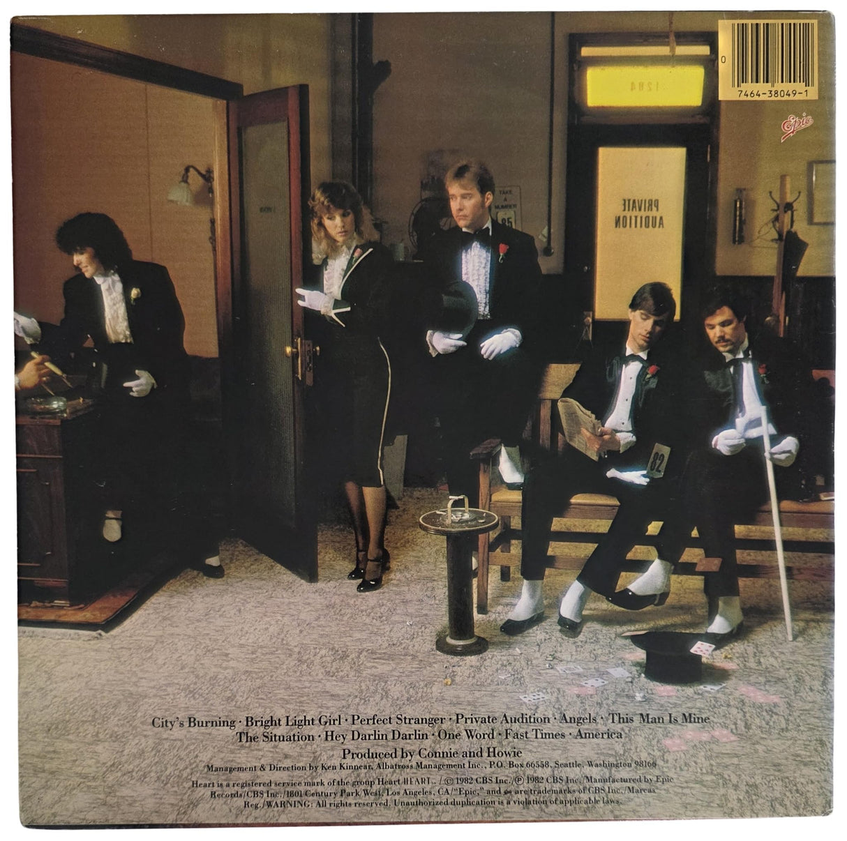 Nancy Wilson & Ann Wilson Heart Band Signed Private Audition Album COA Proof Autographed Vinyl Record