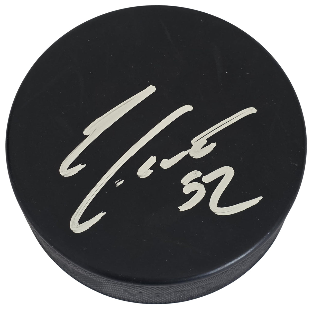 Adam Foote Signed Hockey Puck Proof Autographed Blue Jackets Colorado Avalanche