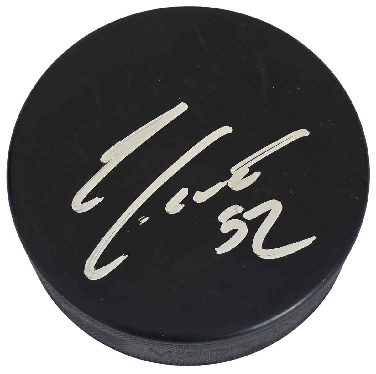 Adam Foote Signed Hockey Puck Proof Autographed Blue Jackets Colorado Avalanche