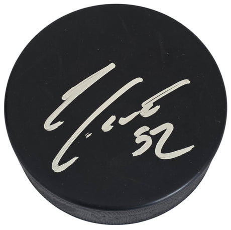Adam Foote Signed Hockey Puck Proof Autographed Blue Jackets Colorado Avalanche