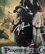 Johnny Depp Signed Pirates of the Caribbean 12x18 Photo COA Proof Autographed Jerry Bruckheimer