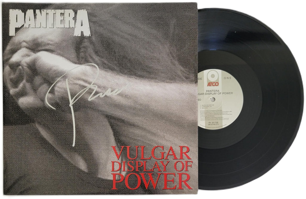 Phil Anselmo Signed Pantera Vulgar Display of Power Album Proof Autographed Vinyl Record