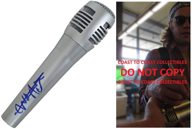 Billy Strings Signed Microphone COA Exact Proof Autographed Mic Bluegrass Musician