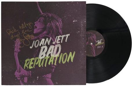 Joan Jett Signed Bad Reputation Album COA Exact Proof Autographed Vinyl Record