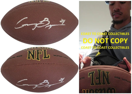 Camryn Bynum Signed Football Proof Autographed Minnesota Vikings Cal Bears