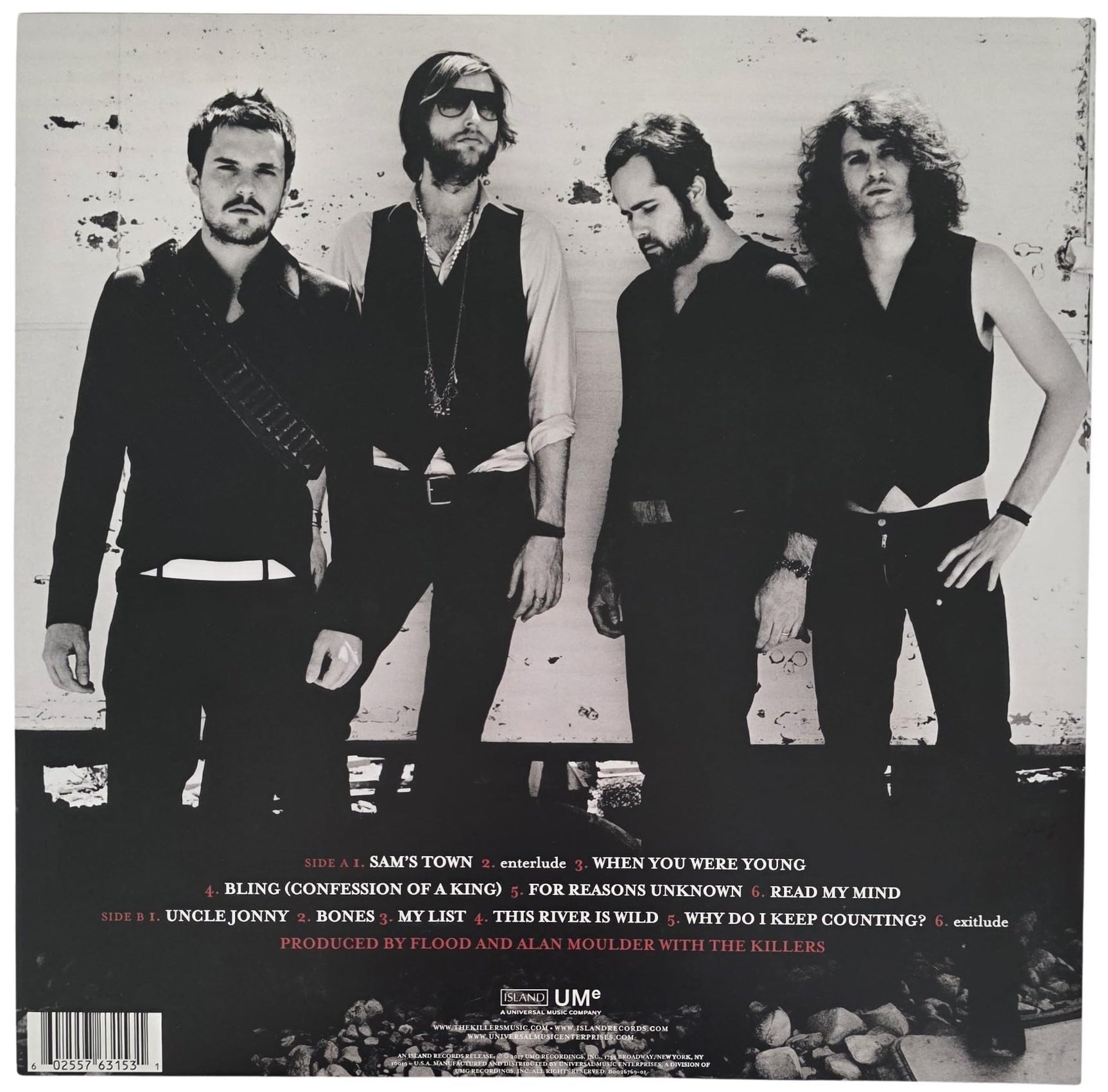Brandon Flowers Signed The Killers Sams Town Album COA Proof Autographed Vinyl Record