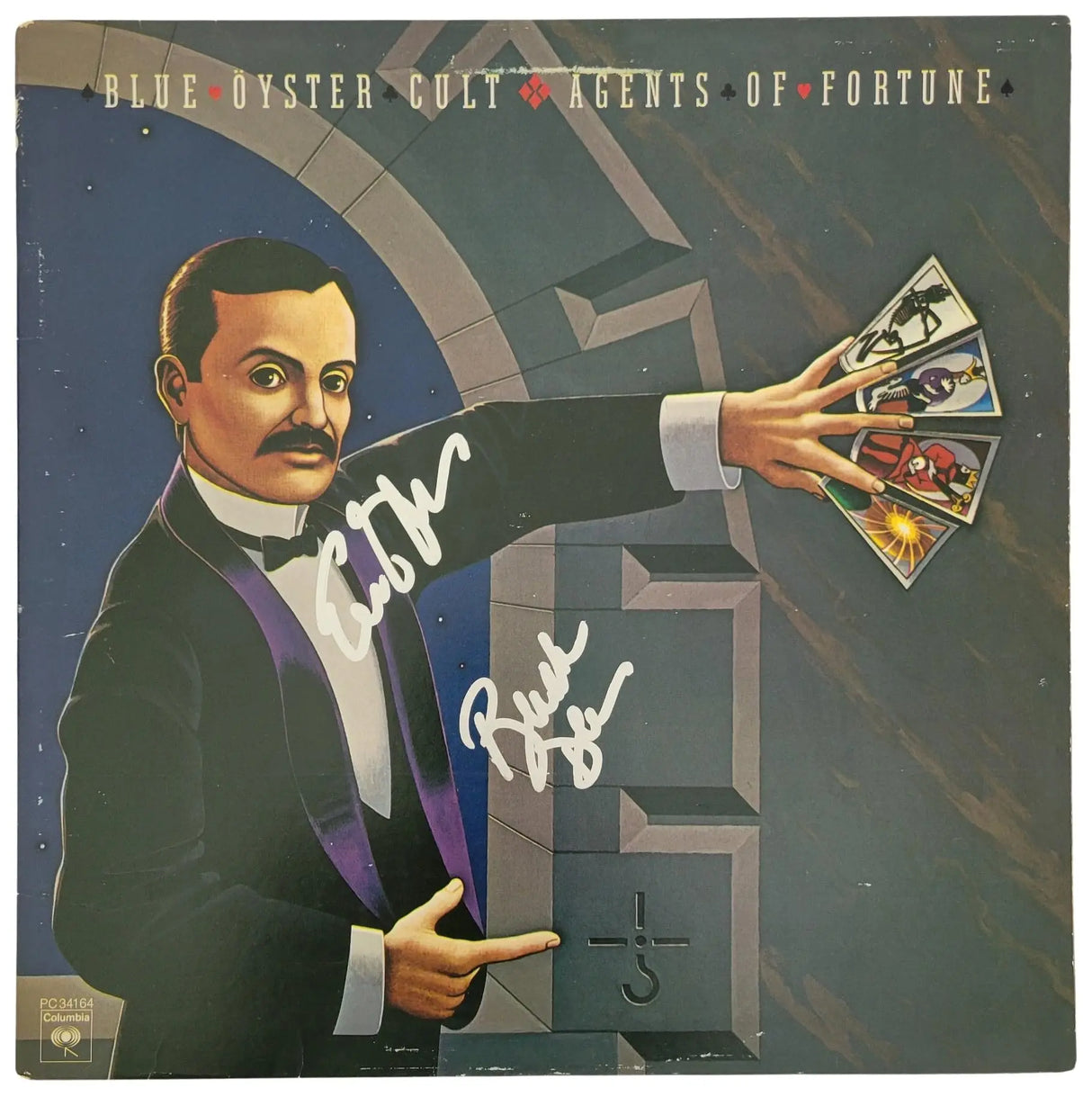 Buck Dharma Eric Bloom Signed Blue Oyster Cult Album COA Proof, Autographed STAR