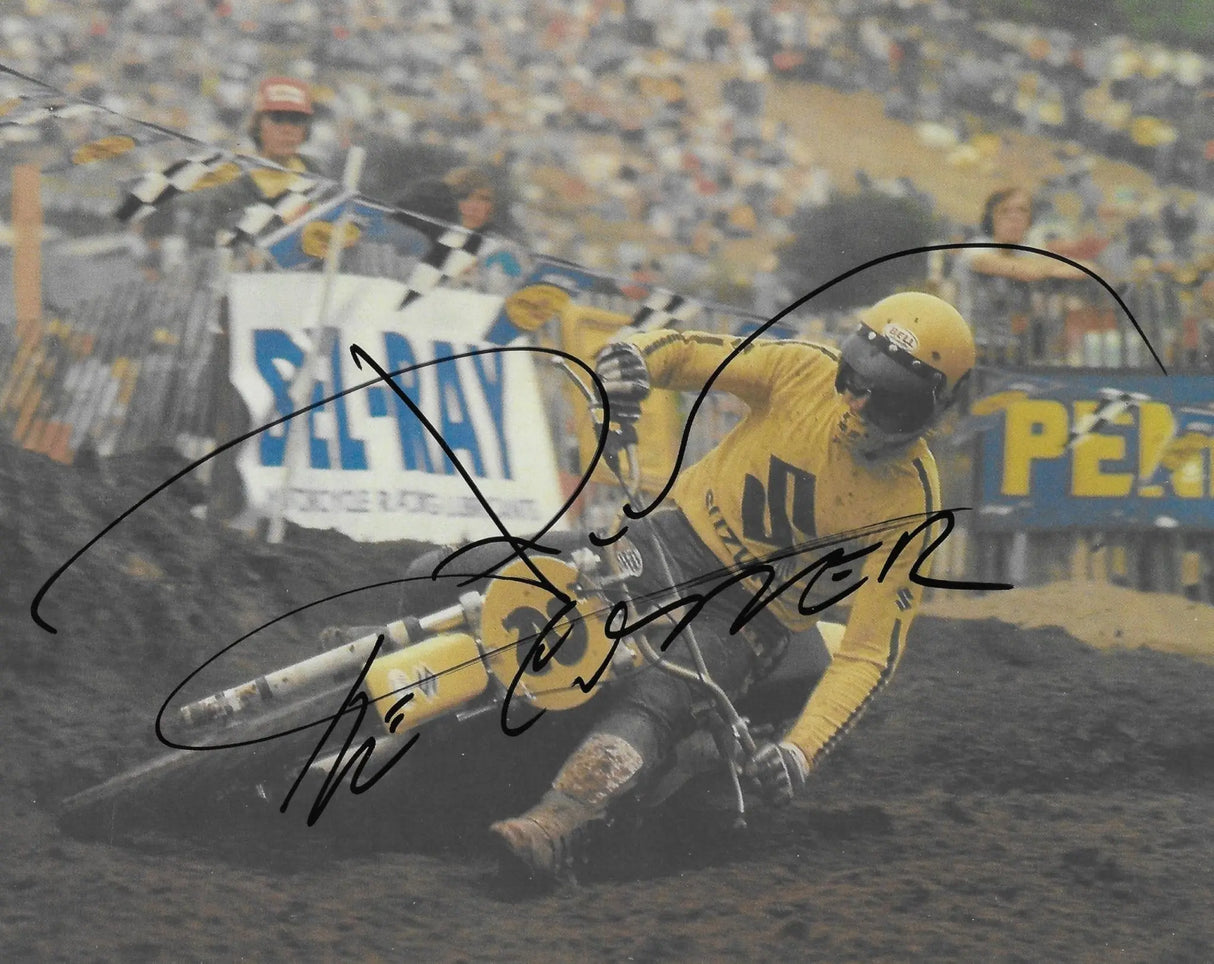 Roger DeCoster Signed 8x10 Photo COA Proof Autographed Supercross Motocross Rider