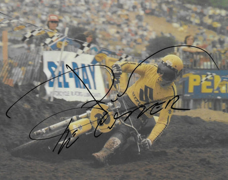 Roger DeCoster Signed 8x10 Photo COA Proof Autographed Supercross Motocross Rider