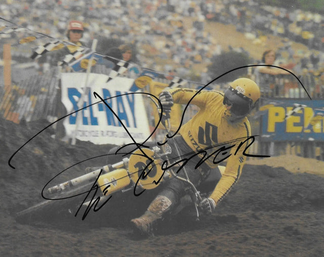 Roger DeCoster Signed 8x10 Photo COA Proof Autographed Supercross Motocross Rider