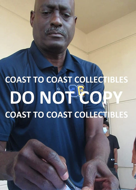 Michael Cooper signed Los Angeles Lakers basketball 8x10 photo proof Beckett COA Coast to Coast Collectibles